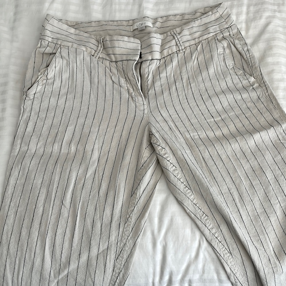 Ann Taylor Loft linen pants size 6